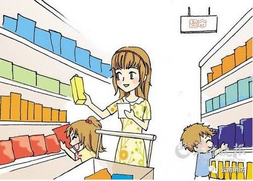 百货超市漫画