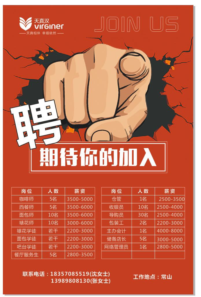 常山雄鹰人才网招聘信息
